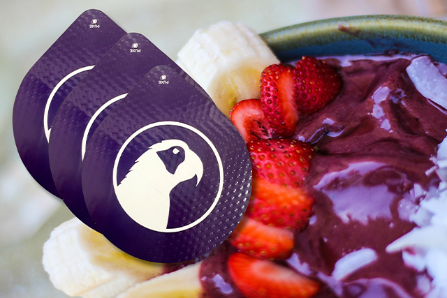 Selo PET para potes de açaí