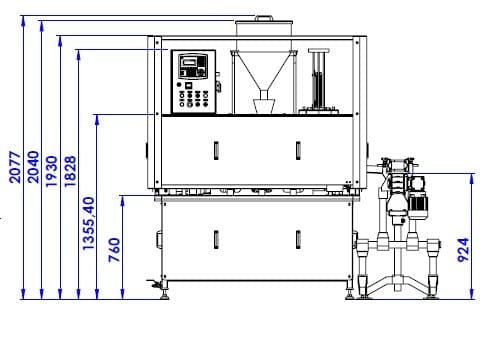 Informações Técnicas Envasadora de frascos - movimento linear - DELGO