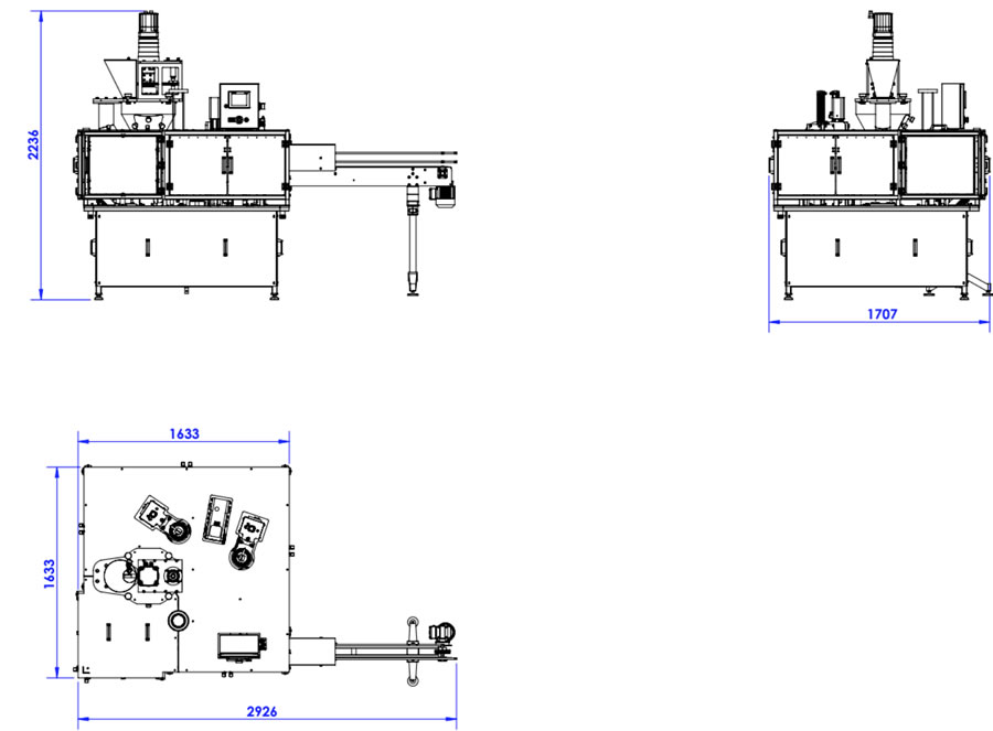 Envasadora de temperos e pós - DELGO