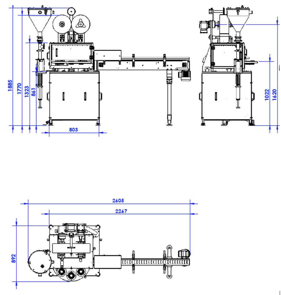 Informações Técnicas Sistema de envase e selagem - bobinas