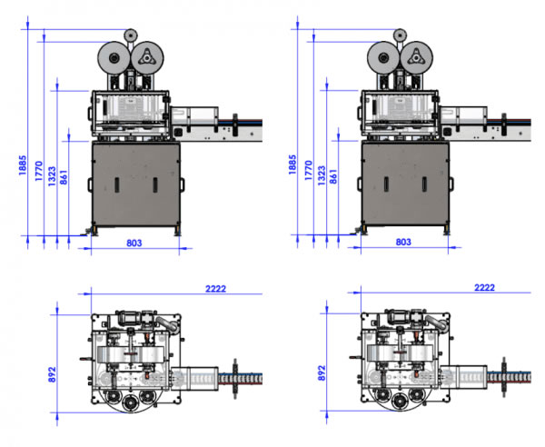 Informações Técnicas Seladora com Bobina - Giro Automático