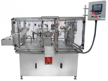 Envasadora de bisnagas 8 posições - DELGO Foto Envasadora de bisnagas 8 posições - DELGO