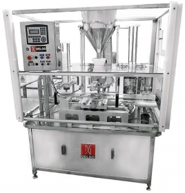 Envasadora de frascos - movimento linear - DELGO Foto Envasadora de frascos - movimento linear - DELGO