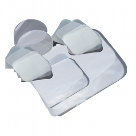 Selos de plástico pré-cortados