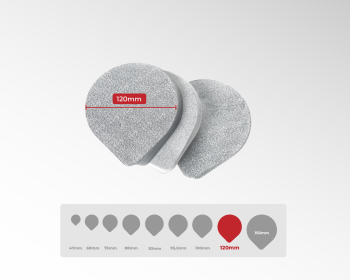 Selos de alumínio 120 mm