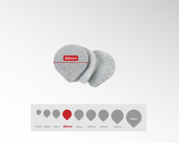 Selos de alumínio 88 mm