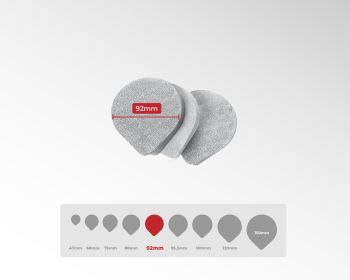 Selos de alumínio 92 mm