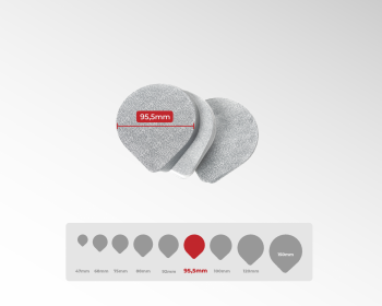 Selos de alumínio 95,5 mm